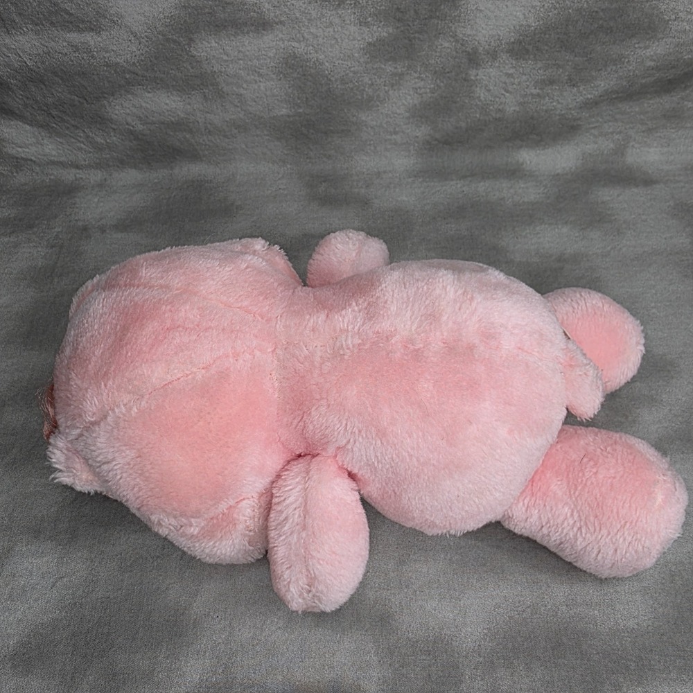 Care Bear Love-A-Lot Bear Vintage 1983 Kenner 13" Pink Plush Heart Belly Patch - Picture 8 of 9
